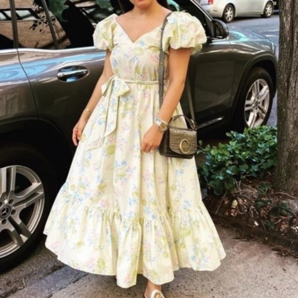 LoveShackFancy NWT yellow dress - Picture 2 of 9